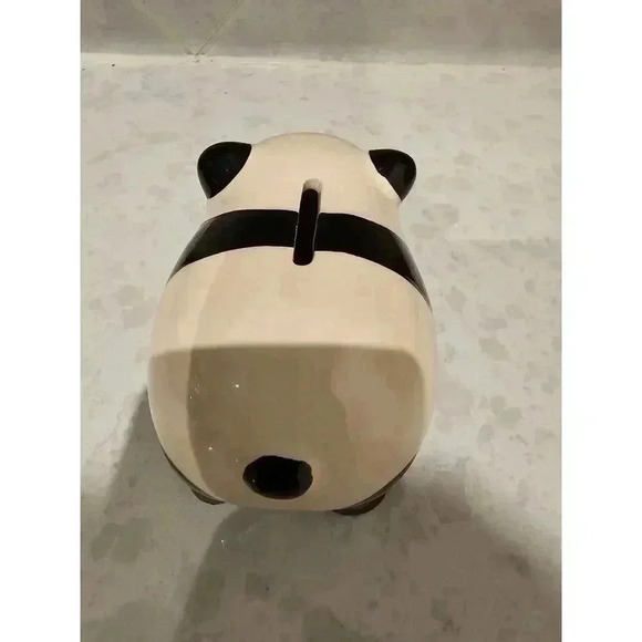Panda ceramic piggy bank. - Picture 2 of 5